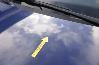 VW Passat 3BG Motorhaube Klappe vorne vorn Haube blau LA5E - Bild 3