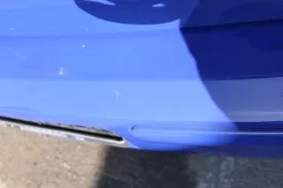 VW Polo 6N2 Stoßstange hinten Heckstoßstange Stoßfänger blau LA5C surf - Bild 11