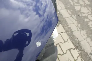 VW Passat 3BG Motorhaube Klappe vorne vorn Haube blau LB5N indigoblau - Bild 9