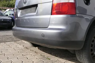 VW Touran 1T Stoßstange hinten Heckstoßstange Stoßfänger grau LD7X - Bild 4