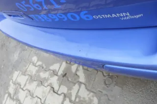 VW Golf 4 Limousine Stoßstange hinten Heckstoßstange Stoßfänger blau LW5Y - Bild 6