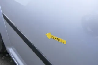VW Golf 4 Bora Tür hinten rechts nur Kombi / Variant silber LA7W -ohne Anbauteil - Bild 4