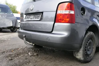 VW Touran 1T Stoßstange hinten Heckstoßstange Stoßfänger grau LD7X - Bild 4