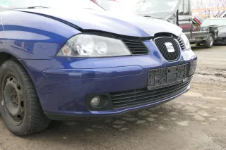 Seat Ibiza 6L Stoßstange Frontstoßstange vorne blau LS5S bis caAnfang2006 - Bild 4