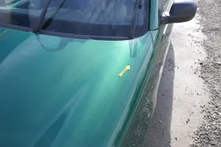 VW Lupo Motorhaube Klappe Frontklappe Haube vorne grün LA6N - Bild 2