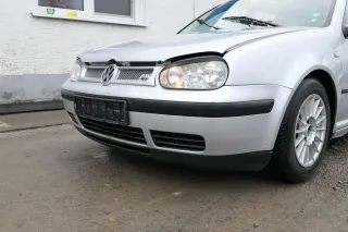 VW Golf 4 1J Stoßstange vorne Stoßfänger vorn grau silber LB7Z Frontstoßstange - Bild 3