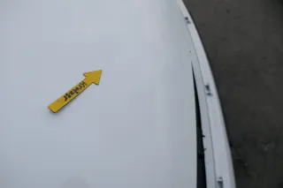 VW Lupo Motorhaube KLappe vorne weiß LB9A - Bild 5