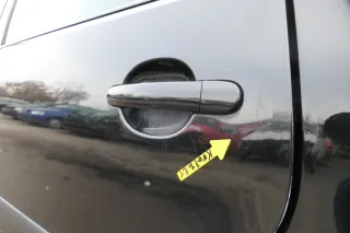 VW Polo 9N 9N3 Tür hinten links 4/5-Türer schwarz L041 - ohne Anbauteile - Bild 6
