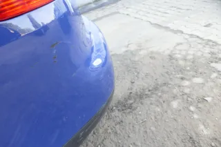 VW Touran 1T Stoßstange hinten Heckstoßstange Stoßfänger blau LL5M - Bild 9