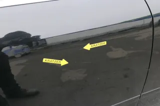 Audi A4 B6 8E nur Türblatt Tür hinten rechts schwarz LY9B Kombi+Limo - Bild 4