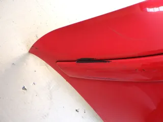 VW Polo 6N2 Stoßstange hinten Heckstoßstange Stoßfänger rot LP3G flashrot - Bild 4