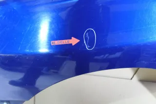 VW Caddy 9K Polo Variant 6Kv Kombi Kotflügel vorne links blau LB5N - Bild 3