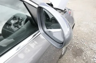 VW Passat 3C elektrischer Spiegel Außenspiegel rechts mit Glas Blinke grau LA7T - Bild 3