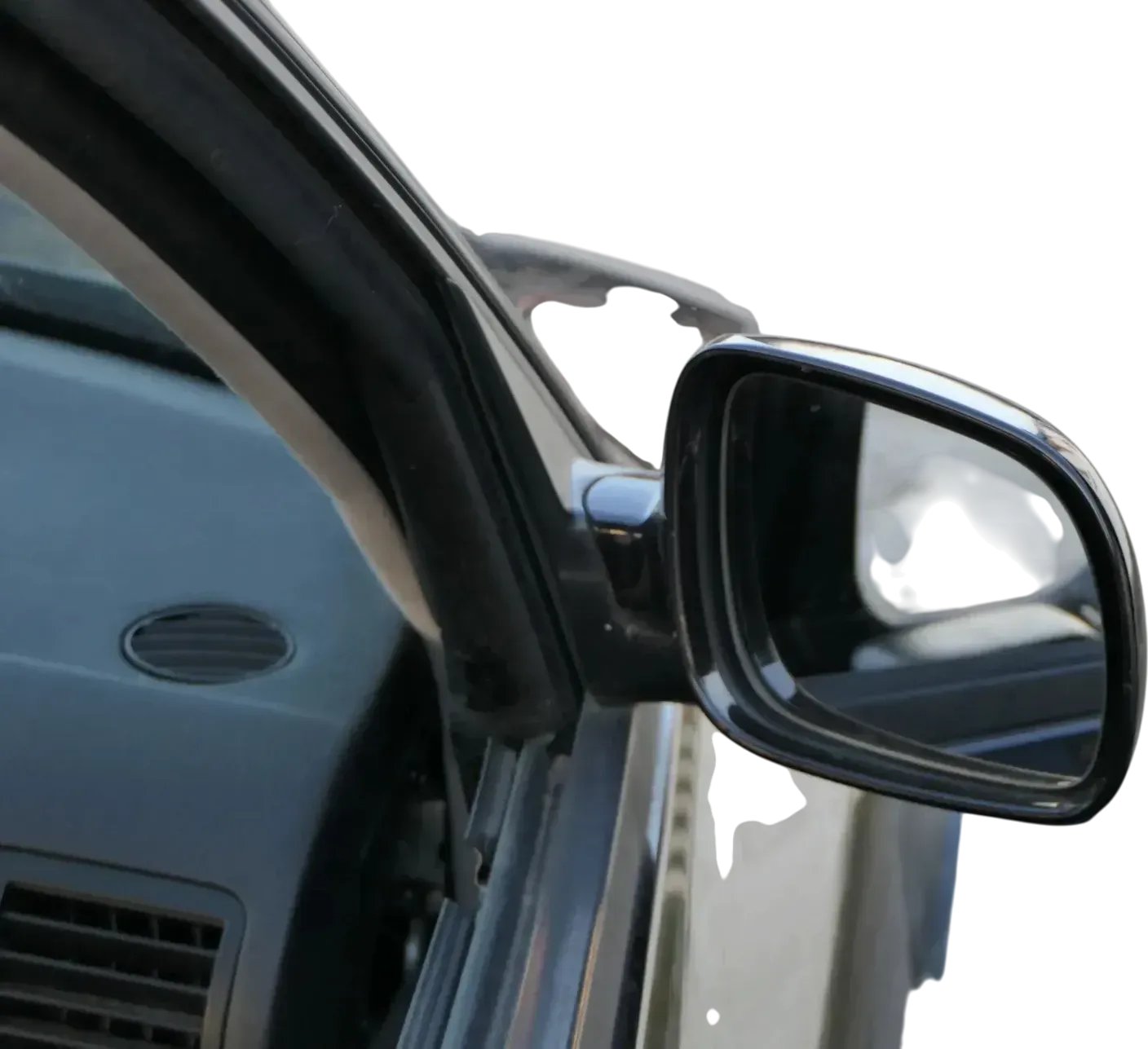 VW Passat 3B 3BG elektrischer Spiegel Außenspiegel rechts Glas schwarz LC9Z - Bild 1