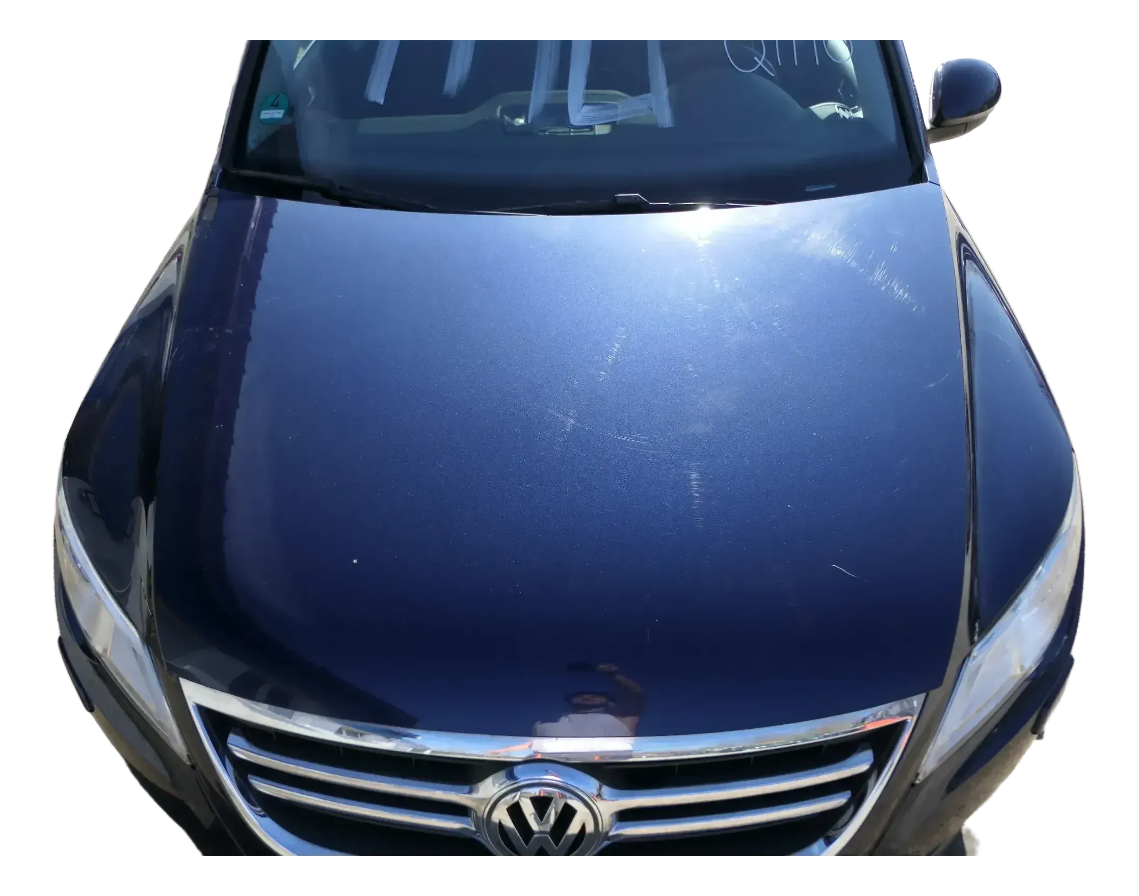 VW Tiguan 5N Motorhaube Klappe vorne vorn Haube blau LH5X - Bild 1