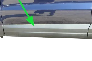 VW Tiguan 5N Zierleiste Leiste Abdeckung Tür Fahrertür vorne links - Bild 1