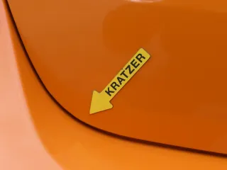 Seat Ibiza 6J Heckklappe Klappe hinten 2/3-Türer orange LP2C Spoiler mit Scheibe - Bild 5