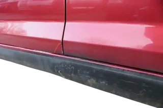 VW Golf Plus 5M Tür hinten links rot LA3X - mit Rahmen - Bild 11