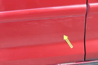 VW Golf Plus 5M Türblatt Tür vorne links Fahrertür rot LA3X  -Türblatt +Rahmen - Bild 7