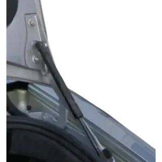 1x A4 8H 8E Cabrio Dämpfer Heckklappe hinten rechts Scharnier silber LY7W - Bild 1
