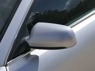 Audi A4 B5 Spiegel Außenspiegel links elektrisch Facelift Glas silber LY7W grau - Bild 2