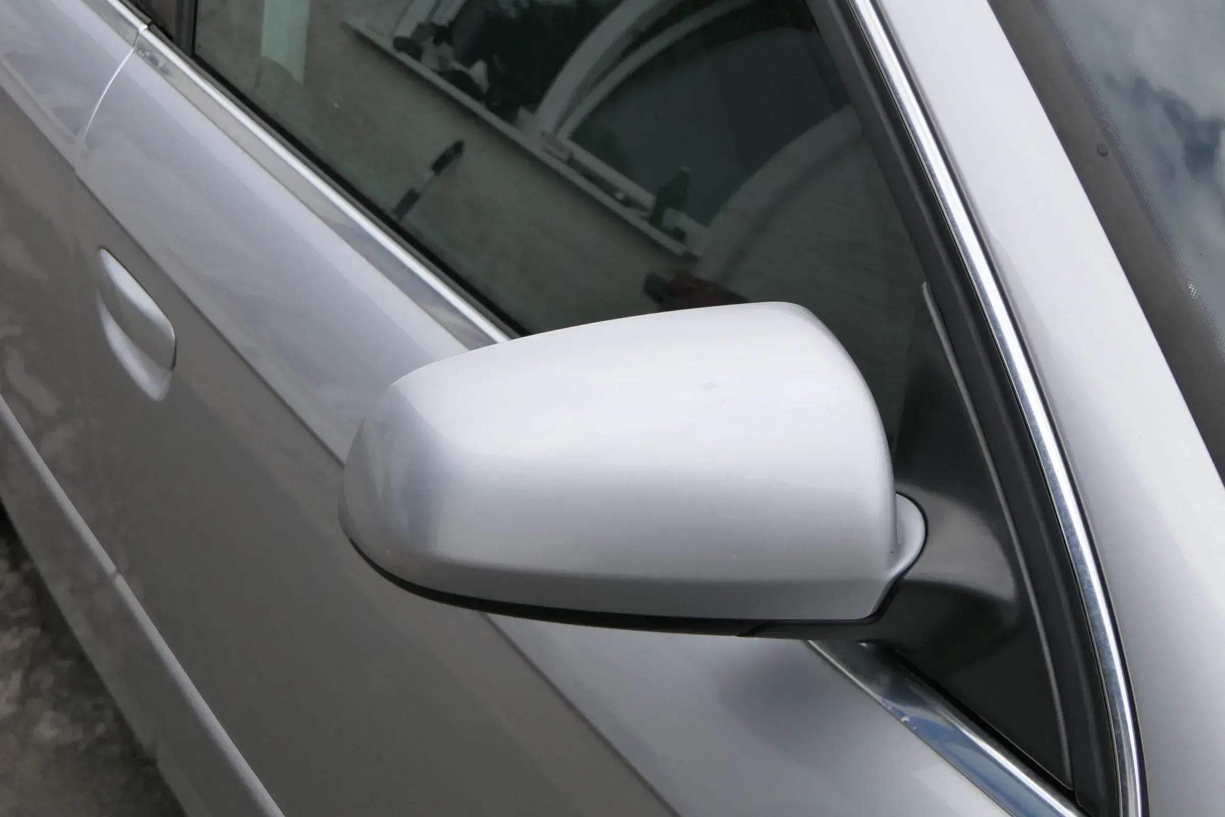 Audi A4 B6 B7 8E Spiegel Außenspiegel rechts elektrisch LY7W silber Spiegelglas - Bild 1