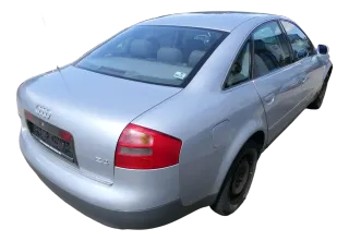 Audi A6 4B Limousine Stoßstange hinten Heckstoßstange Stoßfänger silber LY7M - Bild 2