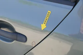 Golf 5 V 1K Tür Türrahmen hinten links 4/5-Türer grau grün LA6Q  -ohneAnbautei - Bild 6