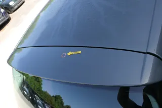 VW Golf 5 V Heckklappe hinten Kofferraumklappe mit Scheibe grau grün LA6Q - Bild 10