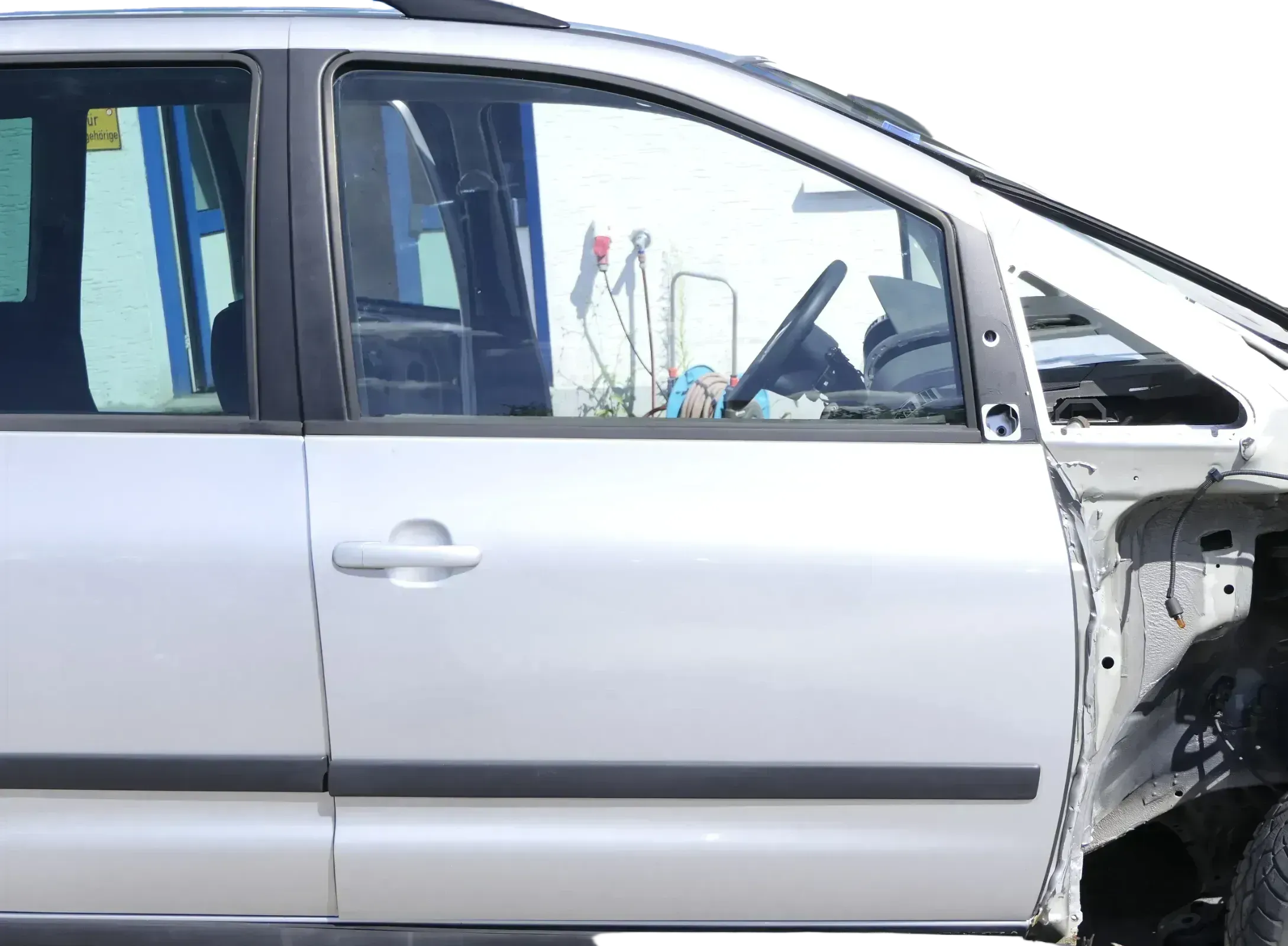 Sharan 7M Alhambra Tür rechts vorne Beifahrertür silber LA7W abBj2000 Facelift - Bild 1
