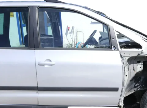 Sharan 7M Alhambra Tür rechts vorne Beifahrertür silber LA7W abBj2000 Facelift