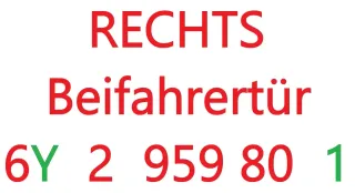 VW Polo 9N3 T5 elektrischer Fensterheber Motor vorne rechts 6Y2959801 VW6 4Türer - Bild 2