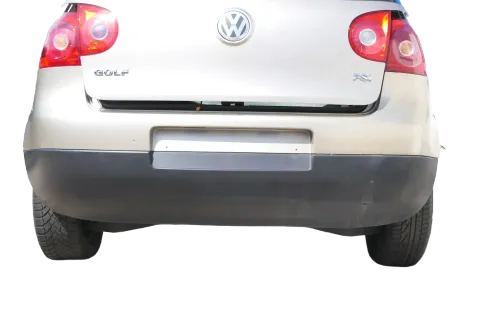 VW Golf 5 1K Limousine Stoßstange hinten Heckstoßstange besch beige gold LD1W