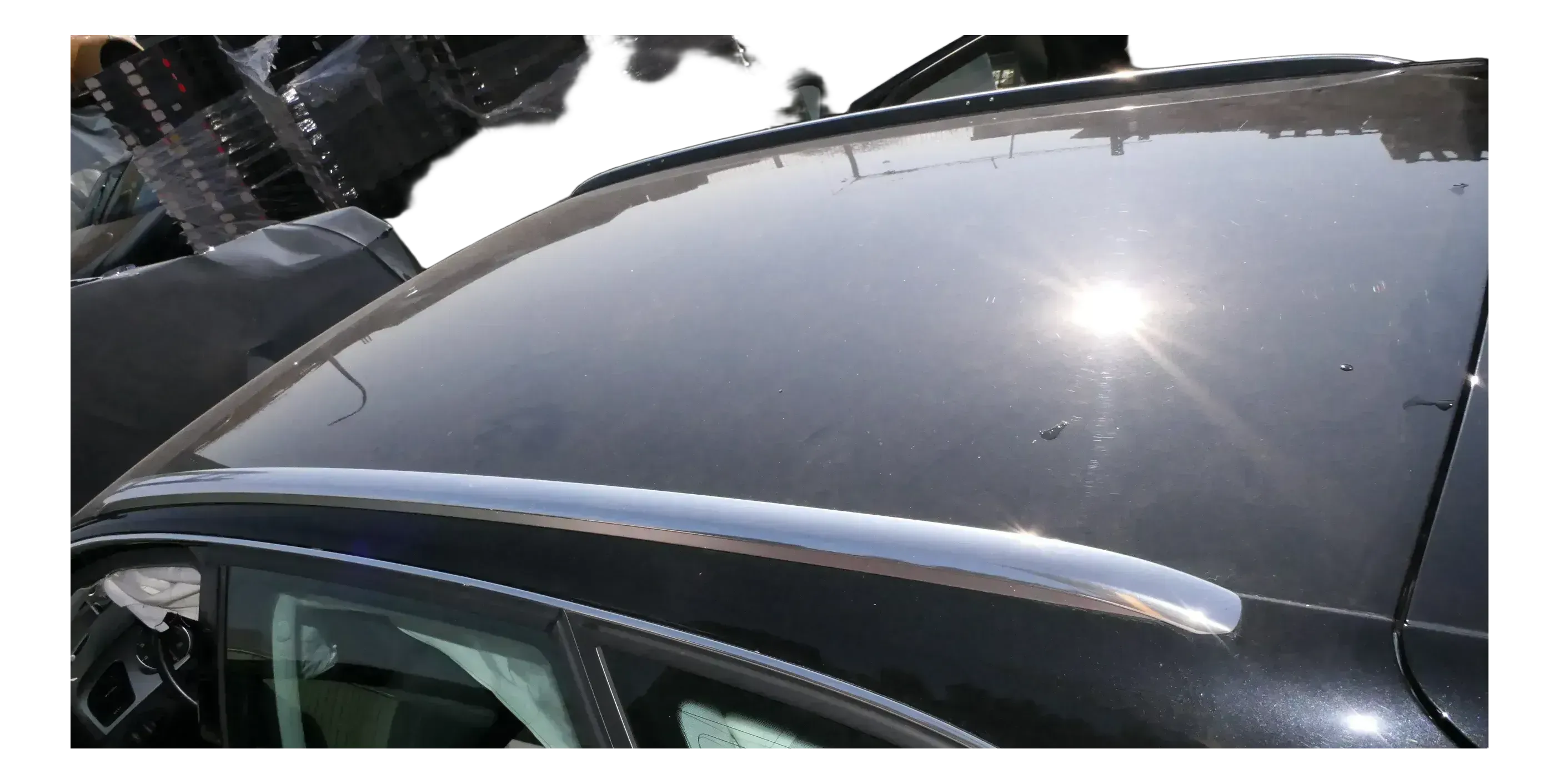 Audi A4 8K B8 Dachreling Reling Dach Chrom silber beide rechts + links Reeling - Bild 1
