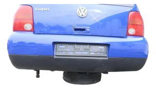 VW Lupo Stoßstange hinten Heckstoßstange Stoßfänger blau LW5Z - Bild 1