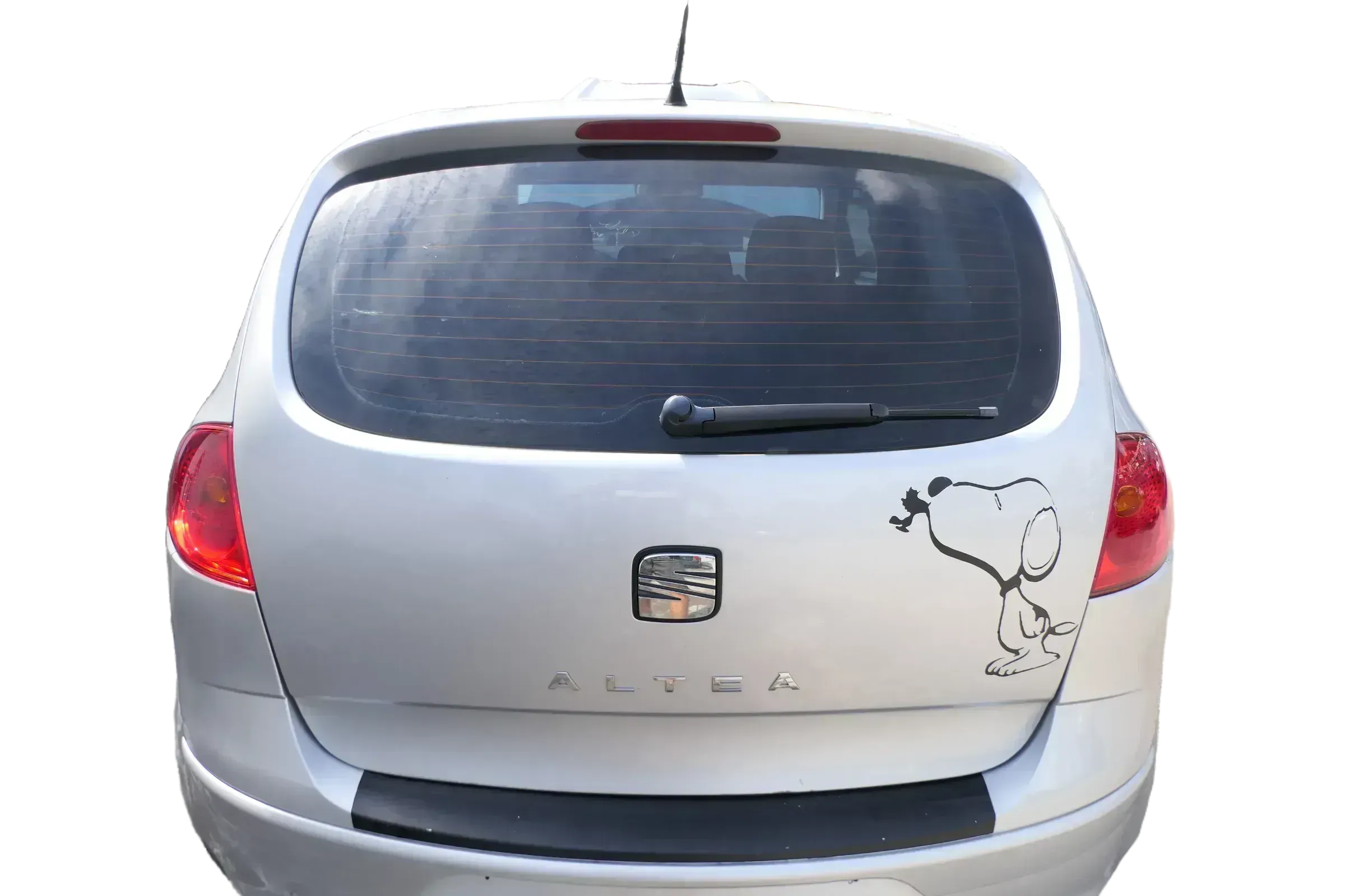 Seat Altea 5P Heckklappe mit Scheibe Klappe hinten grau silber LS7N - Bild 1