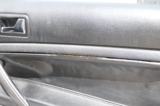 1x Passat 3B 3BG Türverkleidung Verkleidung Tür vorne rechts Griff schwarz Leder - Bild 4