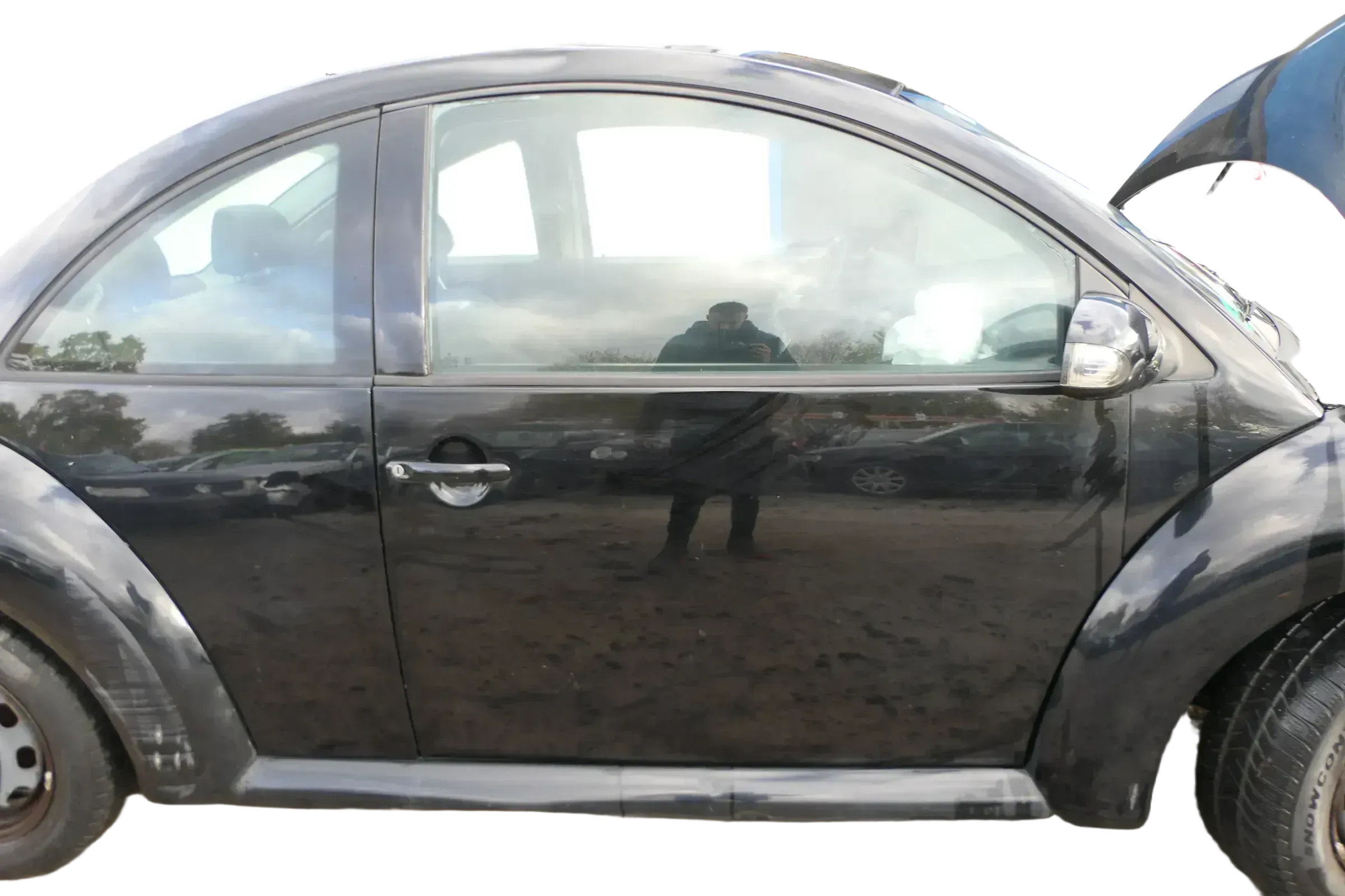 VW New Beetle 1C 9C Tür vorne rechts Beifahrertür schwarz L041 -OHNE Anbauteil - Bild 1
