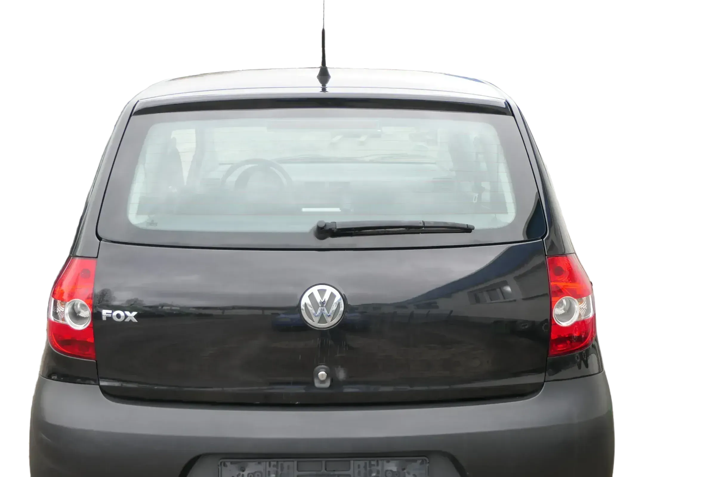 VW Fox 5Z Heckklappe Kofferraumklappe Klappe hinten + Scheibe schwarz LC9Z - Bild 1