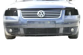 VW Passat 3BG Stoßstange vorne Frontstoßstange Stoßfänger grau blau LC5F - Bild 1
