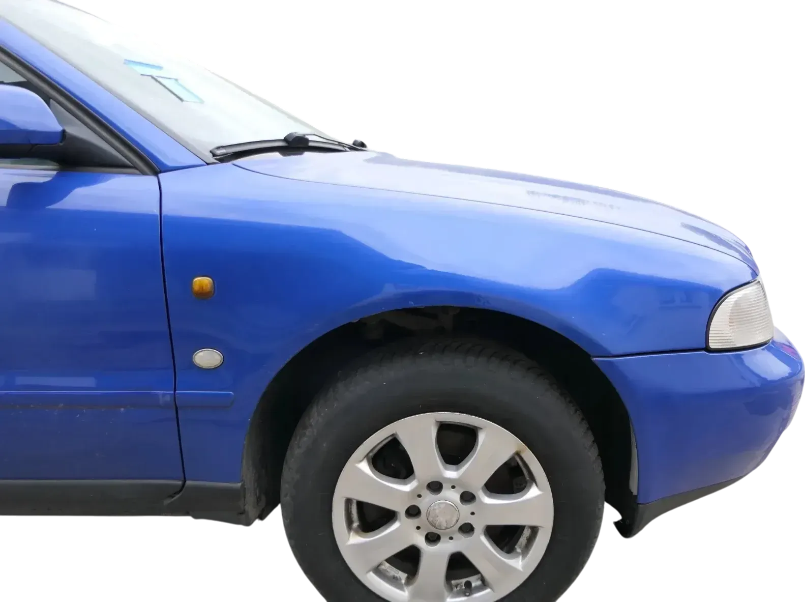 Audi A4 B5 (bis caMitte1999 Bild vergle) Kotflügel vorne rechts blau lila LY3K - Bild 1