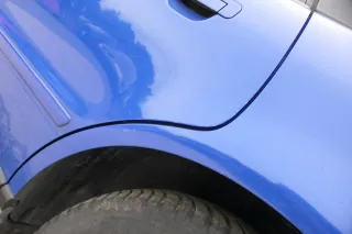 A4 B5 Tür nur Türblatt hinten links blau LZ5M Kombi oder Limo - Bild 2