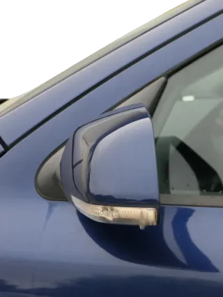 Skoda Octavia 1Z elektrischer Spiegel Außenspiegel links blau LF5Q Glas - Bild 3