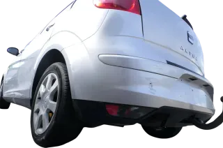 Seat Altea 5P Stoßstange hinten Heckstoßstange Stoßfänger grau silber LS7N - Bild 2