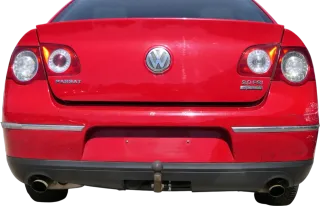Passat 3C Limousine Stoßstange hinten Heckstoßstange Stoßfänger rot LY3D - Bild 1
