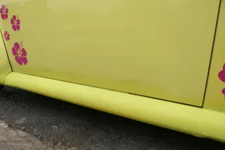 VW New Beetle 1C 9C Tür vorne links Fahrertür gelb LD1B - OHNE Anbauteile - Bild 6