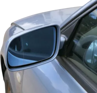 VW Passat 3B 3BG elektrischer Spiegel Außenspiegel links mit Glas blau LL5Y - Bild 1