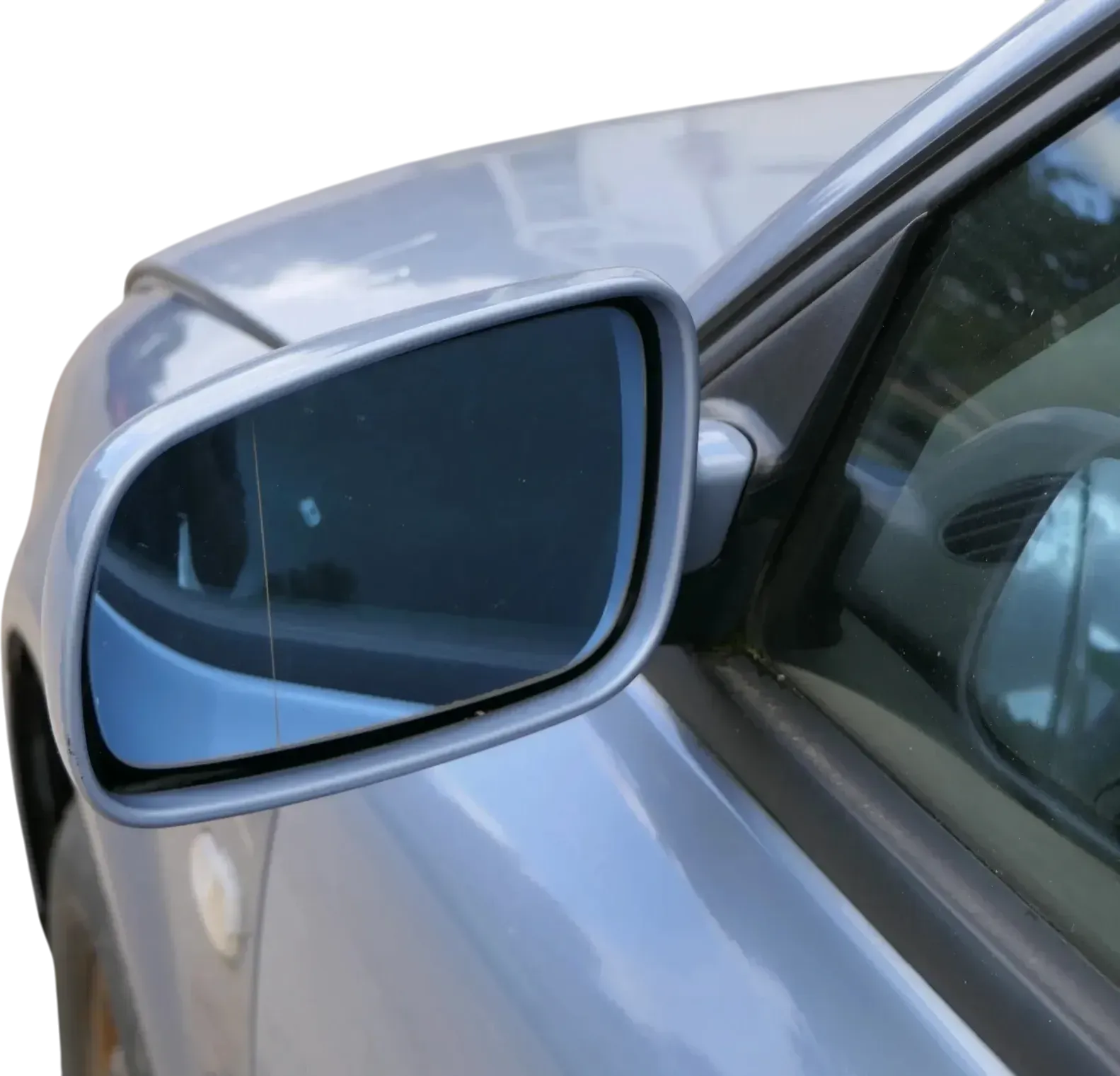 VW Passat 3B 3BG elektrischer Spiegel Außenspiegel links mit Glas blau LL5Y - Bild 1