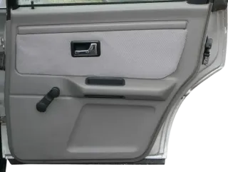 Audi 80 Türverkleidung Verkleidung Tür hinten rechts Griff Türgriff Öffner grau - Bild 1