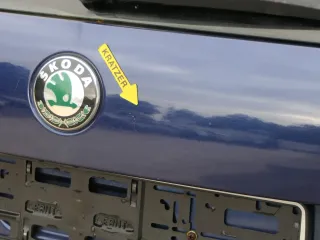 Skoda Octavia 1Z Kombi Avant hinten Heckklappe mit Scheibe blau LF5Q Klappe - Bild 5